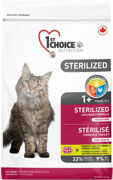 1st Choice Sterilized Chicken для стерилизованных котов
