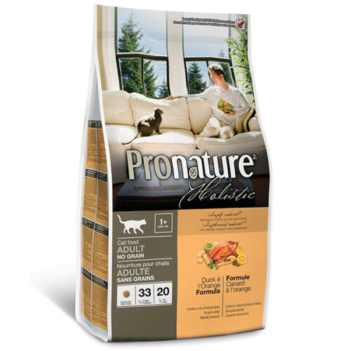Pronature Holistic Adult Grain Free с уткой и апельсинами